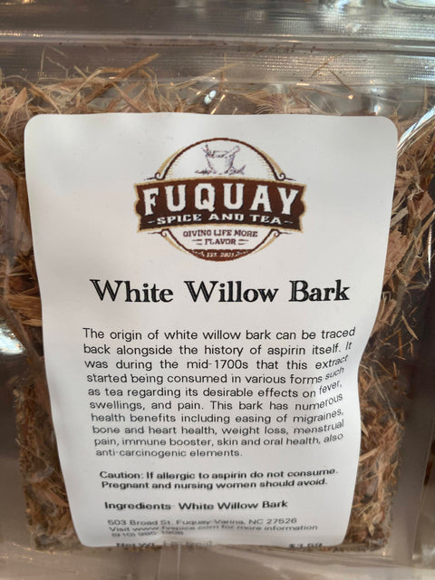 White Willow Bark, Wild Crafted