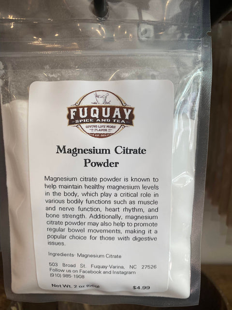 Magnesium Citrate Powder