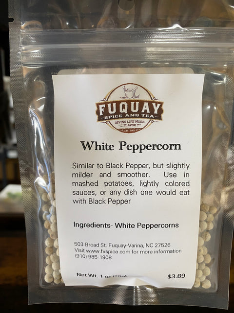 Peppercorn, White, whole