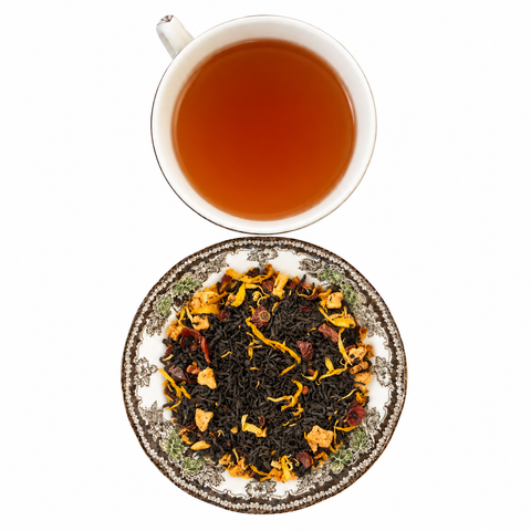 Butterscotch Black brewed tea and loose leaf blend