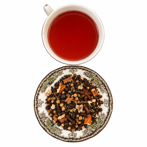 Cherry Jukebox brewed tea and loose leaf blend