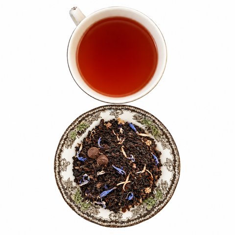 Chocolate Truffle brewed tea and loose leaf blend