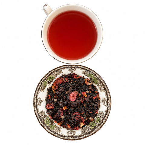 Cordial Cherry brewed tea and loose leaf blend