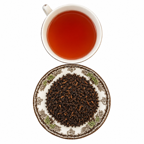English Breakfast, Decaf loose tea and brewed cup