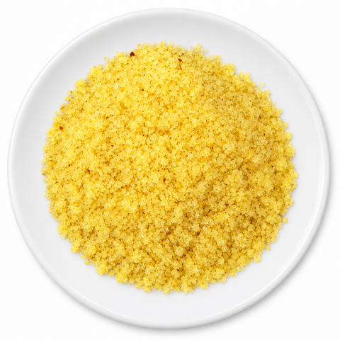 Lemon Sugar 2 Ounce on a plain white plate