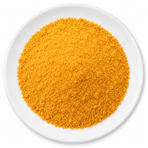 Amish Country Cheddar Cheese Seasoning on a plain white plate