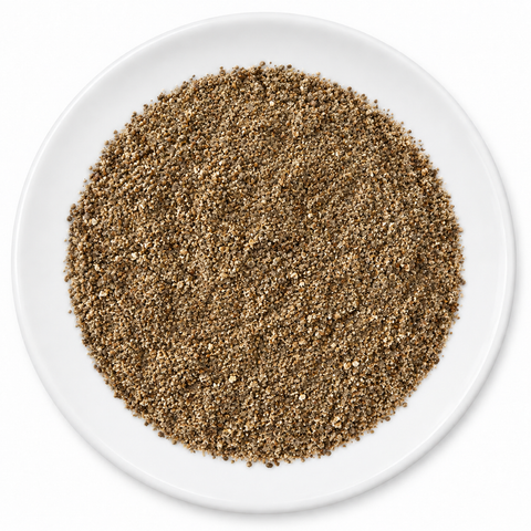 Beau Monde dry spice blend on a plain white plate