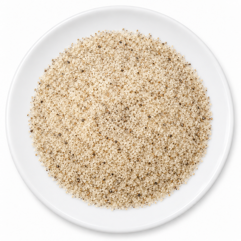 Cardamom Sugar on a plain white plate