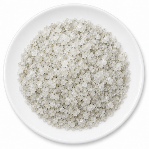 Celtic Sea Salt on a plain white plate
