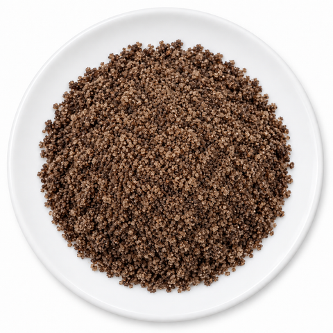 Dark Chocolate Sugar 2 Ounce on a plain white plate