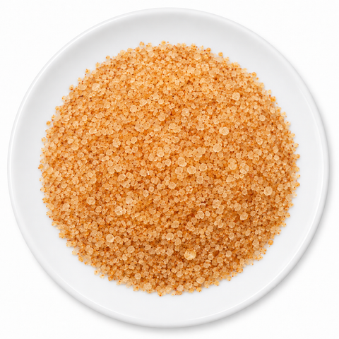 Dragons Breath Salt on a plain white plate