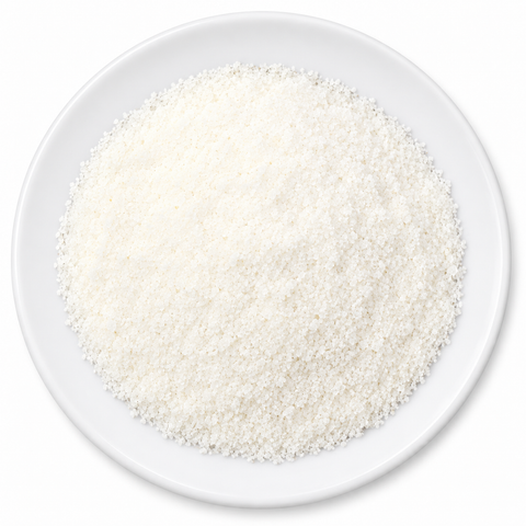 Kettle Corn Popcorn Seasoning on a plain white plate