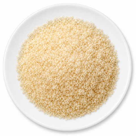 Lime Sugar on a plain white plate