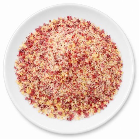 Magical Unicorn Sugar on a plain white plate