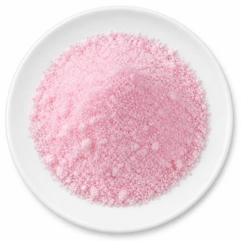 Curing Salt 2 on a plain white plate