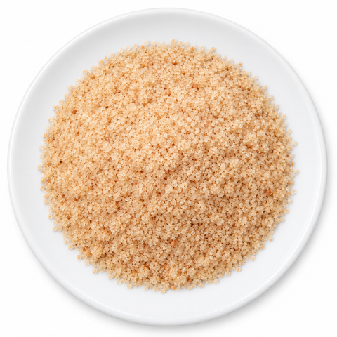 Strawberry Sugar on a plain white plate