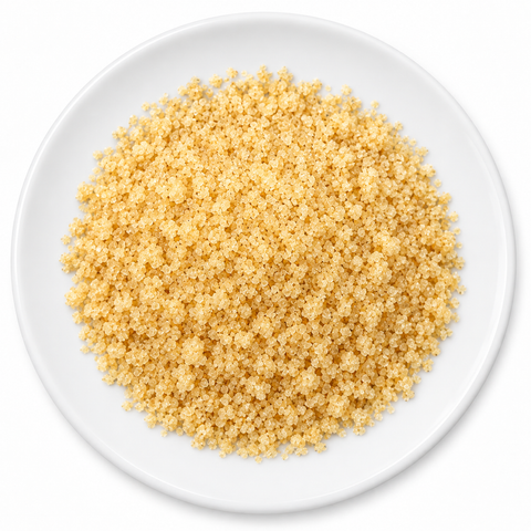 Sweet Onion Sugar on a plain white plate